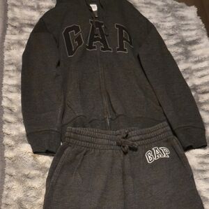 GAP Dark Gray Jacket And Joggers Set